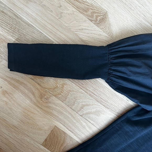 Nation LTD Sabrina one shoulder tee black XS Asymmetrical top - Picture 3 of 4